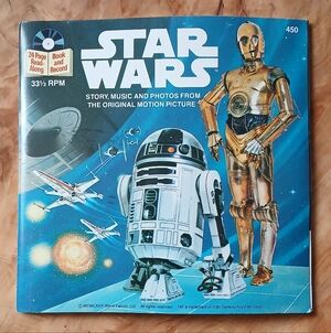 Vintage Star Wars Read A Long Book With Record